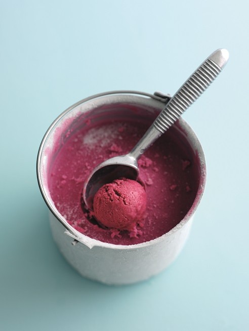 Yoghurt berry ice