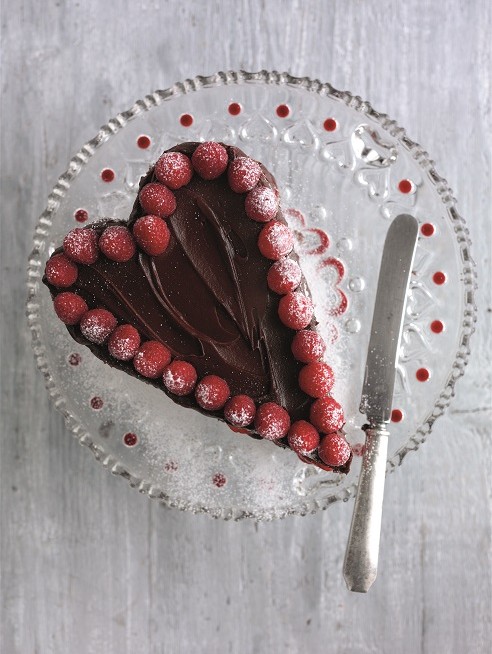 Berry special Valentine’s cake