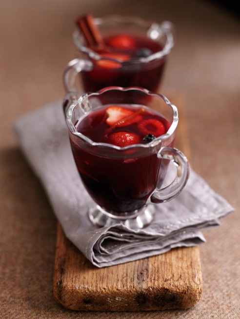 Mixed berries mulled wine