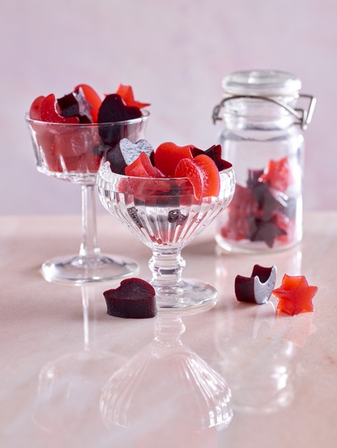 Blueberry and Raspberry Jelly Sweets